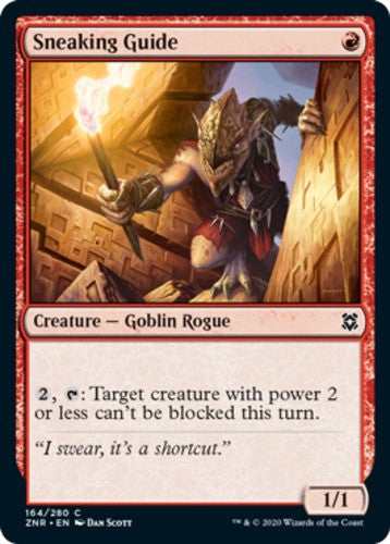 Sneaking Guide - Zendikar Rising - English - NM - MTG