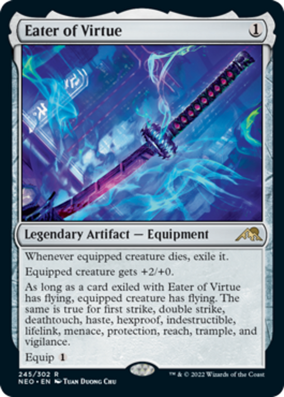 Eater of Virtue - Kamigawa: Neon Dynasty - English - NM - MTG