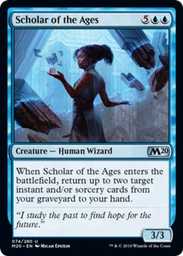 Scholar of the Ages - Core Set 2020 (M20) - English - NM - MTG