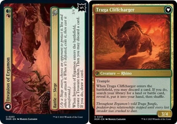 Invasion of Ergamon // Truga Cliffcharger - March of the Machines - English - NM