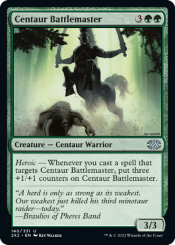 Centaur Battlemaster - Double Masters 2022 - English - NM - MTG