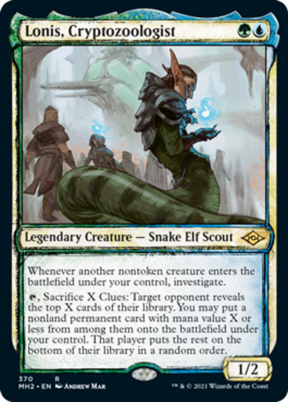 Lonis, Cryptozoologist - Showcase - Modern Horizons 2 - English - NM - MTG