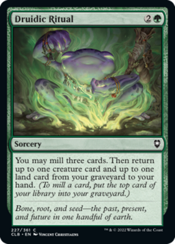 Druidic Ritual - Battle for Baldur's Gate - English - NM - MTG