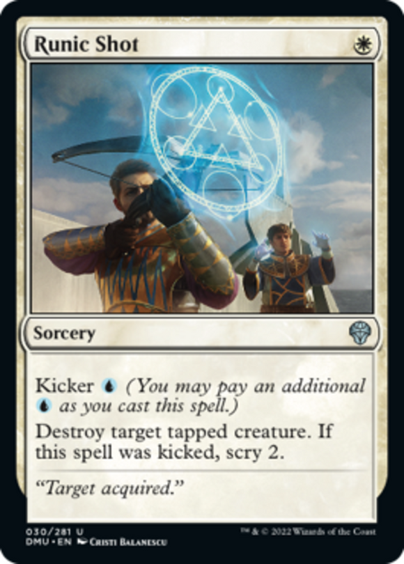 Runic Shot - Dominaria United - English - NM - MTG