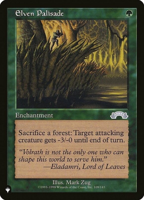 Elven Palisade - The List - The List - English - NM - MTG