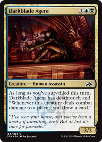 Darkblade Agent - Guilds of Ravnica - English - NM - MTG