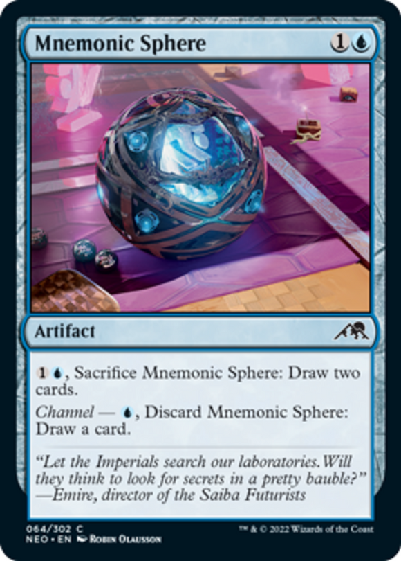Mnemonic Sphere - Kamigawa: Neon Dynasty - English - NM - MTG