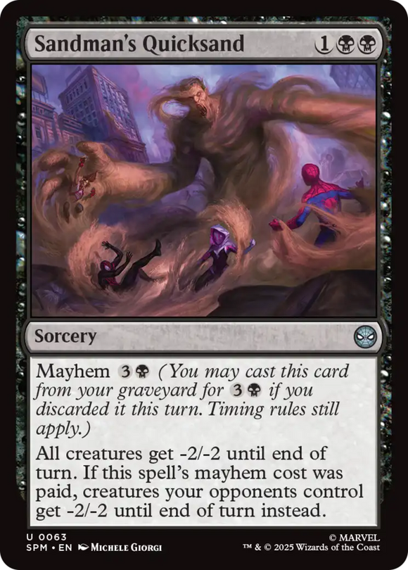 Sandman's Quicksand - Marvel's Spider-Man - English - NM - MTG