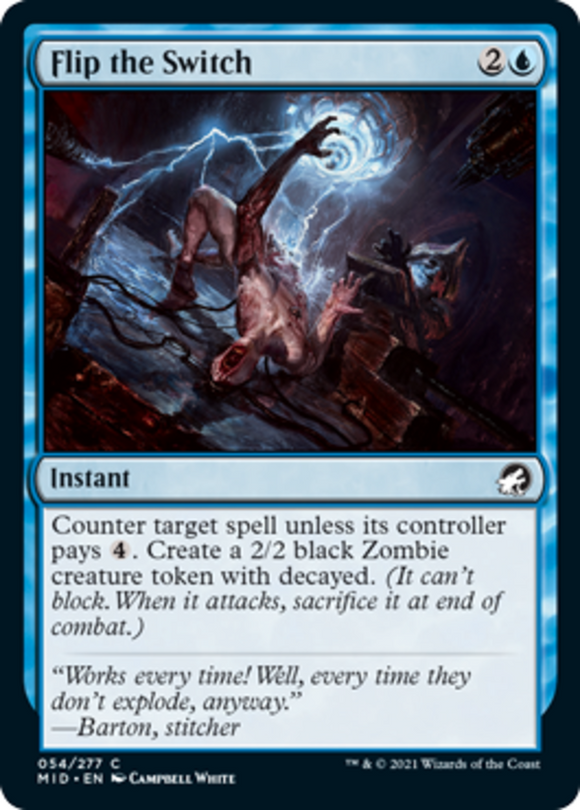 Flip the Switch - Innistrad: Midnight Hunt - English - NM - MTG