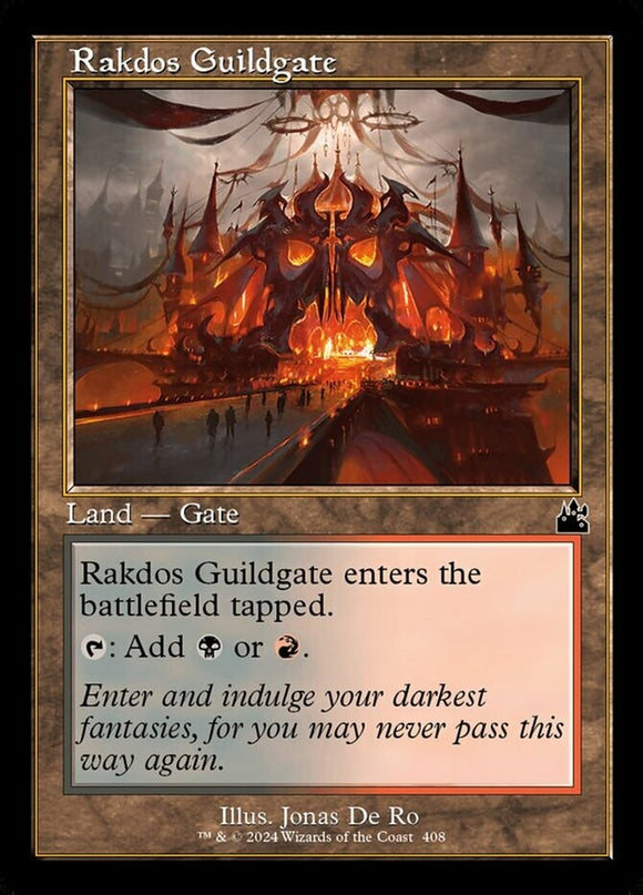 Rakdos Guildgate - Retro Frame - Ravnica Remastered - English - NM - MTG