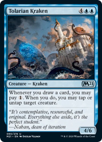 Tolarian Kraken - Core Set 2021 (M21) - English - NM - MTG