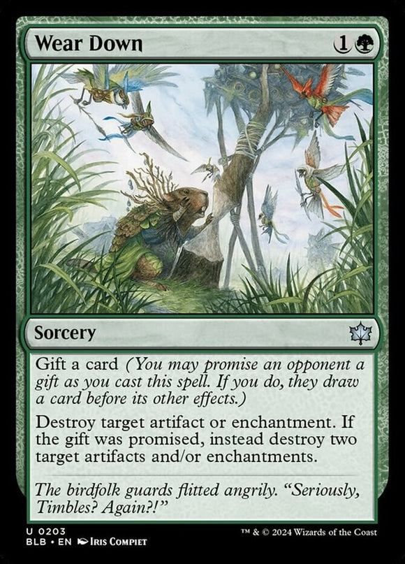 Wear Down - Bloomburrow - English - NM - MTG