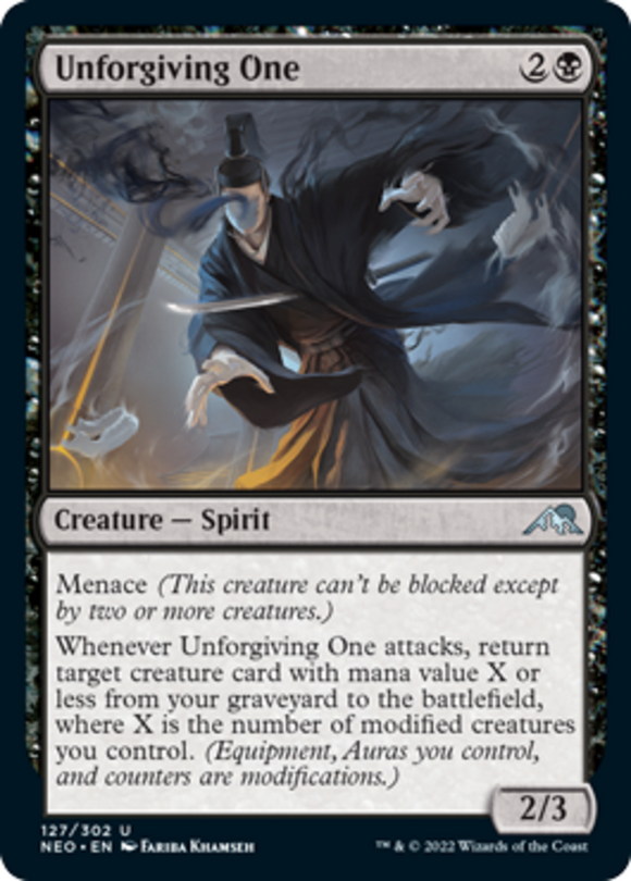 Unforgiving One - Kamigawa: Neon Dynasty - English - NM - MTG