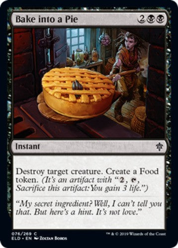 Bake into a Pie - Throne of Eldraine - English - NM - MTG
