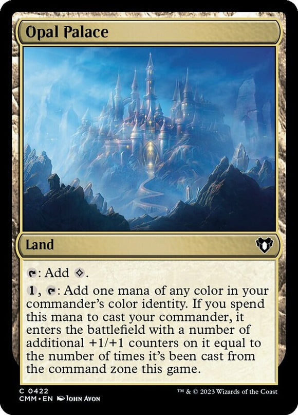 Opal Palace - Commander Masters - English - NM - MTG