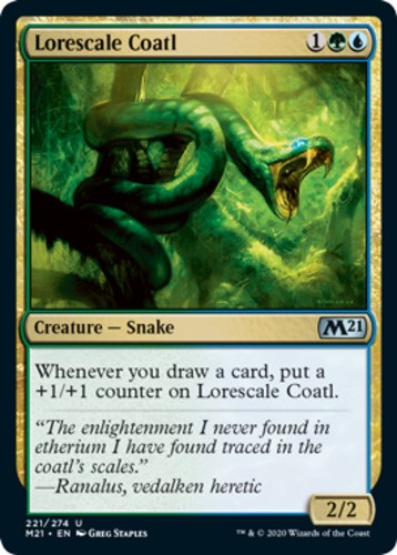 Lorescale Coatl - Core Set 2021 (M21) - English - NM - MTG