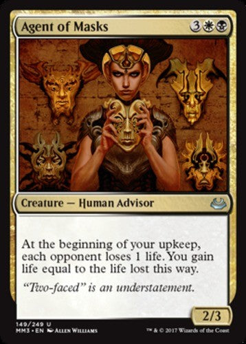 Agent of Masks - Modern Masters 2017 - English - NM - MTG