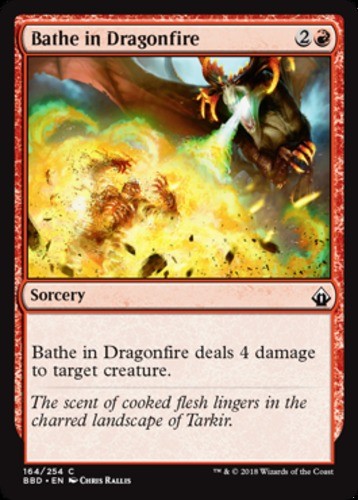 Bathe in Dragonfire - Battlebond - English - NM - MTG