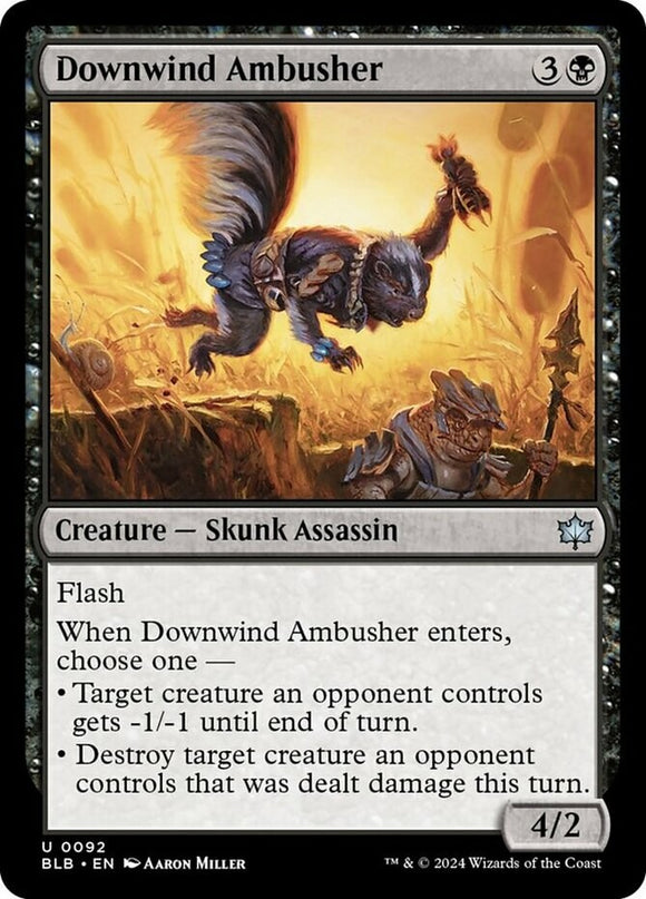 Downwind Ambusher - Bloomburrow - English - NM - MTG