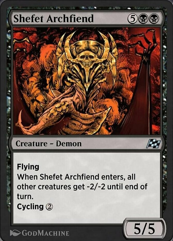 Shefet Archfiend - Aetherdrift - English - NM - MTG