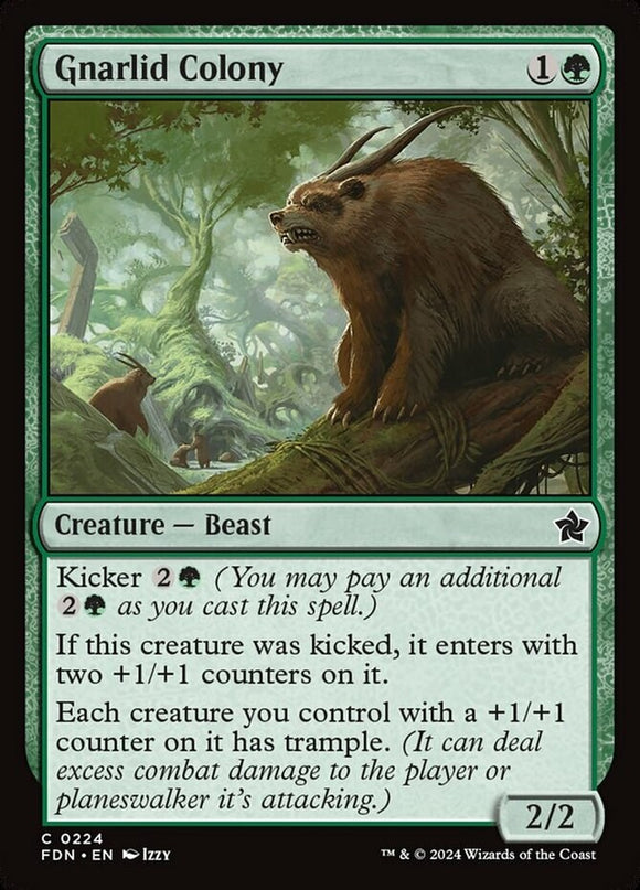 Gnarlid Colony - Foundations - English - NM - MTG