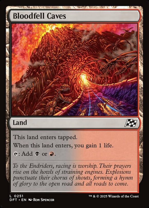 Bloodfell Caves - Aetherdrift - English - NM - MTG