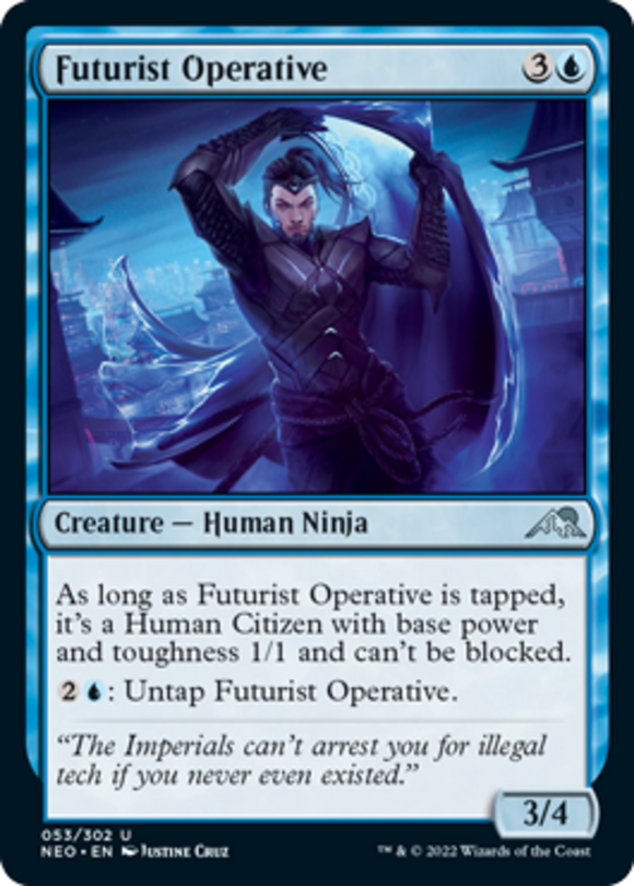 Futurist Operative - Kamigawa: Neon Dynasty - English - NM - MTG