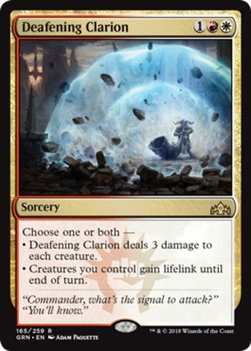 Deafening Clarion - Guilds of Ravnica - English - NM - MTG