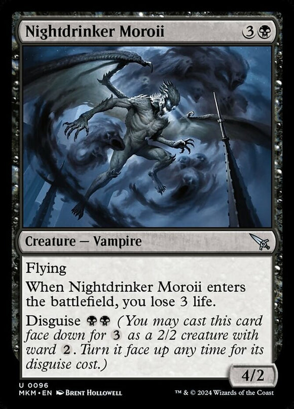 Nightdrinker Moroii - Murders at Karlov Manor - English - NM - MTG