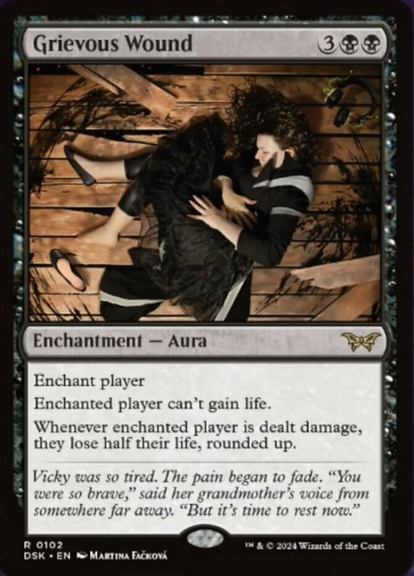 Grievous Wound - Duskmourn: House of Horror - English - NM - MTG