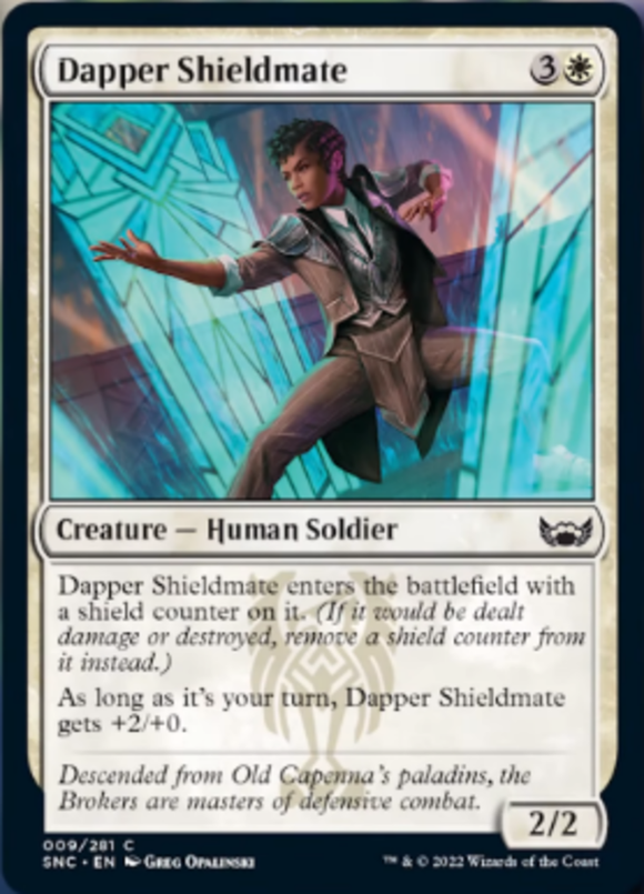 Dapper Shieldmate - Streets of New Capenna - English - NM - MTG