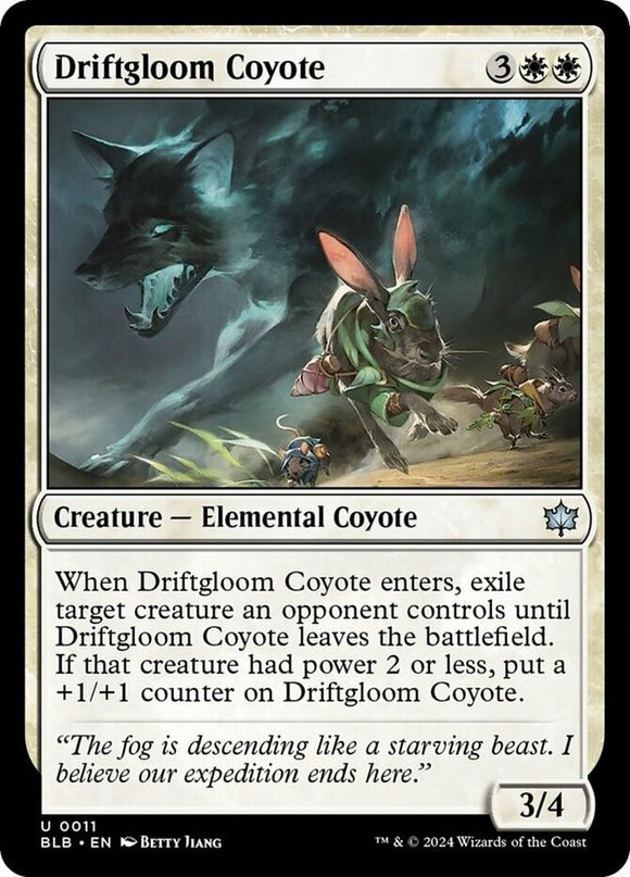 Driftgloom Coyote - Bloomburrow - English - NM - MTG