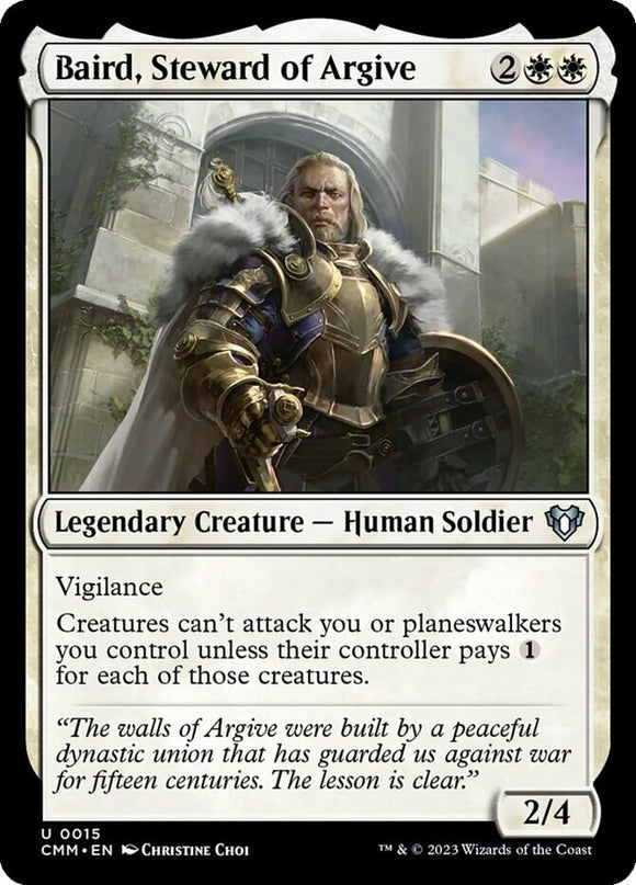 Baird, Steward of Argive - Commander Masters - English - NM - MTG