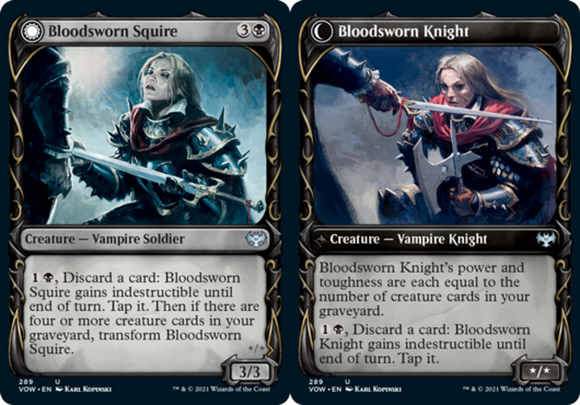 Bloodsworn Squire // Bloodsworn Knight - Showcase - Innistrad: Crimson Vow - Eng