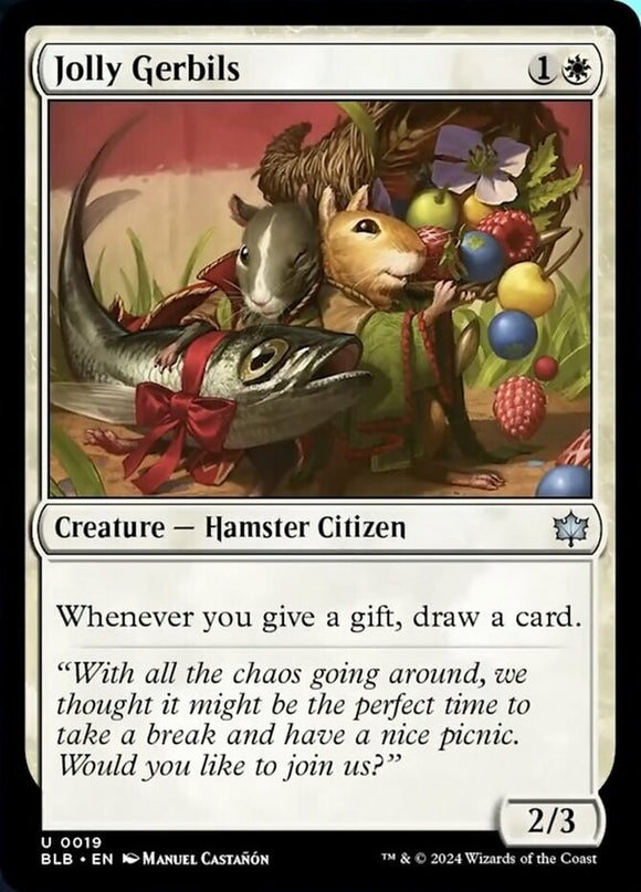 Jolly Gerbils - Bloomburrow - English - NM - MTG