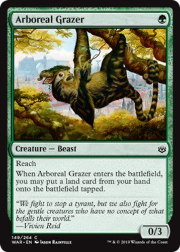 Arboreal Grazer - War Of The Spark - English - NM - MTG