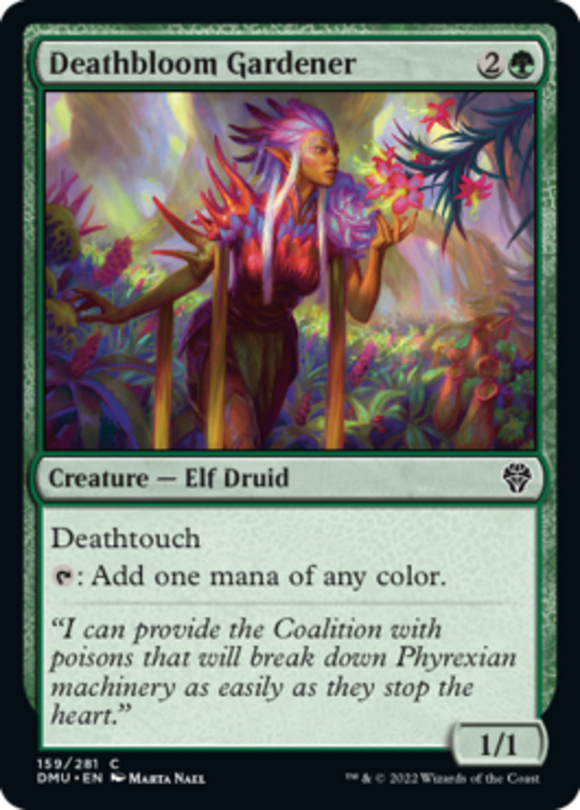 Deathbloom Gardener - Dominaria United - English - NM - MTG