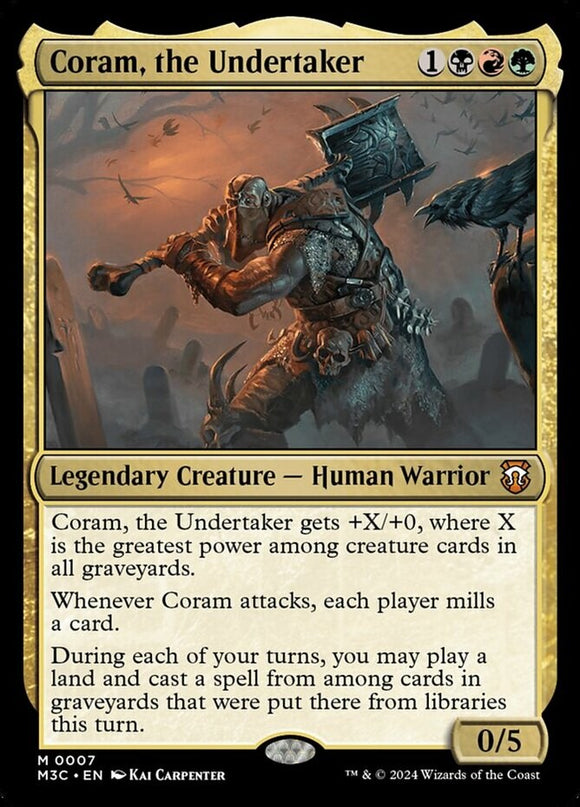 Coram, the Undertaker - Commander: Modern Horizons 3 - English - NM - MTG