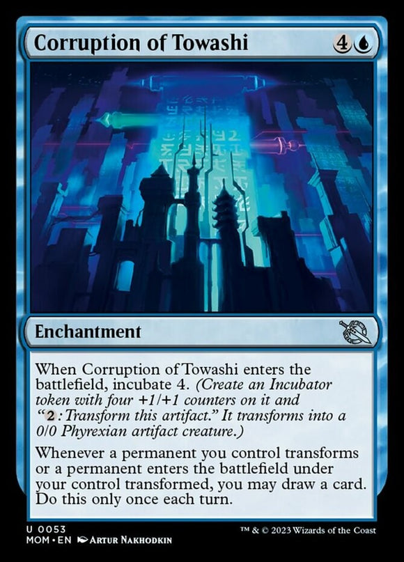 Corruption of Towashi - March of the Machines - English - NM - MTG