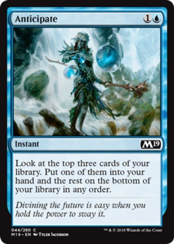 Anticipate - Core Set 2019 (M19) - English - NM - MTG