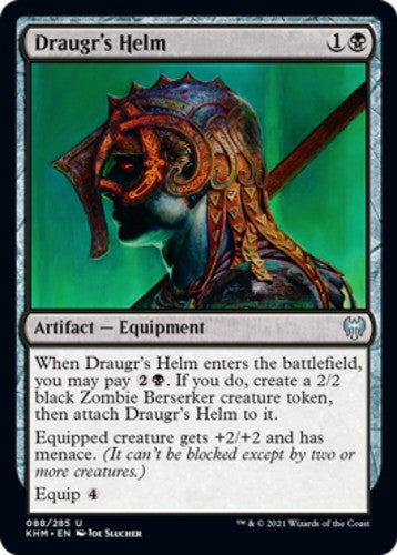 Draugr's Helm - Kaldheim - English - NM - MTG