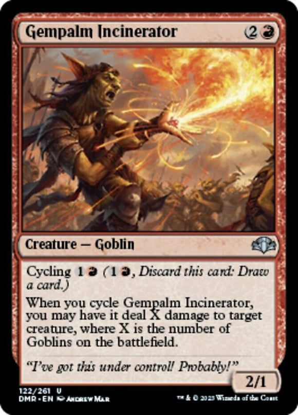 Gempalm Incinerator - Dominaria Remastered - English - NM - MTG