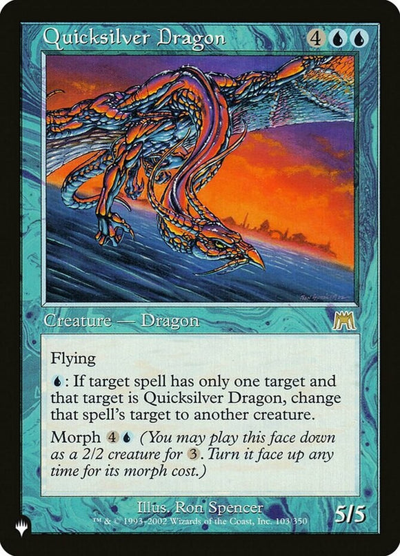 Quicksilver Dragon - The List - The List - English - NM - MTG