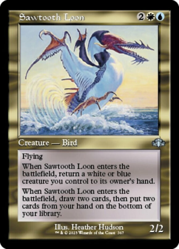 Sawtooth Loon - Retro Frame - Dominaria Remastered - English - NM - MTG