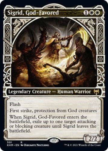 Sigrid, God-Favored - Showcase - Kaldheim - English - NM - MTG