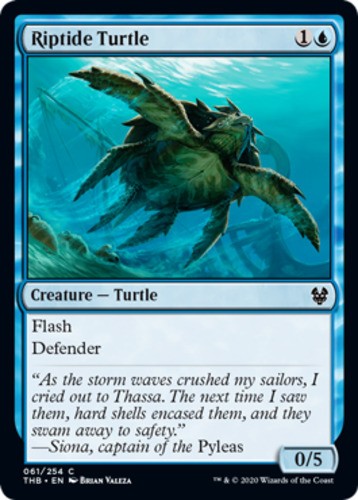 Riptide Turtle - Theros Beyond Death - English - NM - MTG