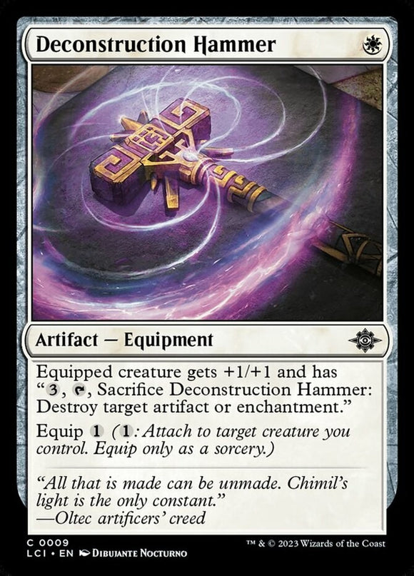 Deconstruction Hammer - Lost Caverns of Ixalan - English - NM - MTG