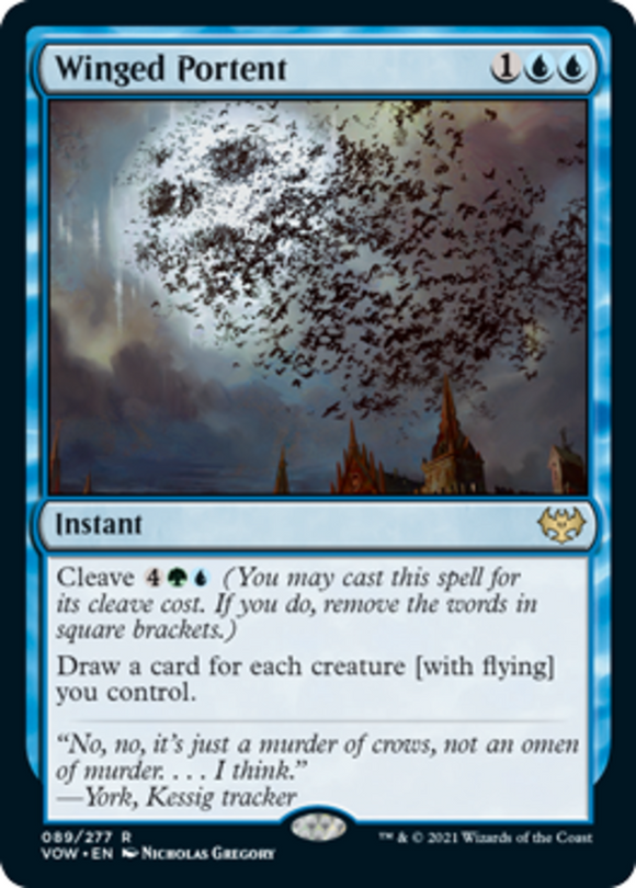Winged Portent - Innistrad: Crimson Vow - English - NM - MTG