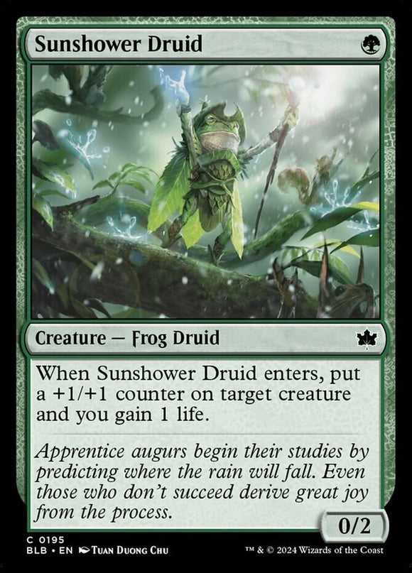 Sunshower Druid - Bloomburrow - English - NM - MTG