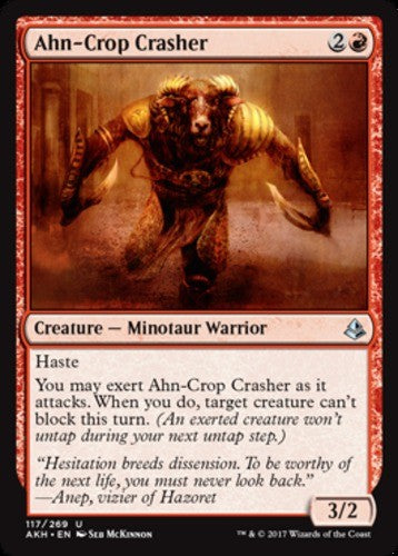Ahn-Crop Crasher - Amonkhet - English - NM - MTG